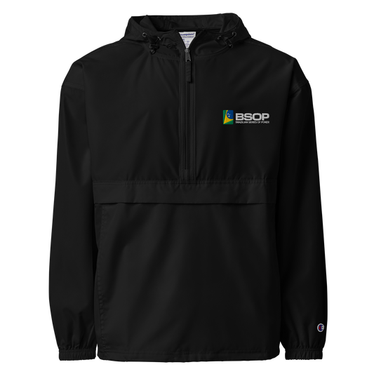 CHAMPION® Packable Jacket — Rio de Janeiro Edition (Black) [Wind & Rain Resistant]