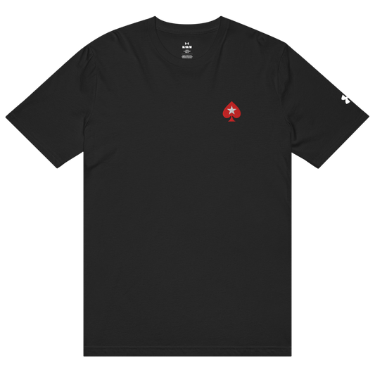 UNDER ARMOUR® Athletic T-Shirt — Red Spade Edition (Black)